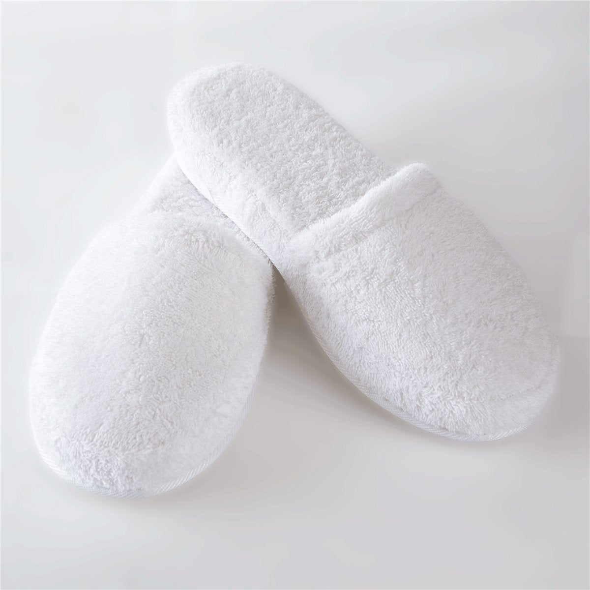 Turkish Terry Slippers, Medium and Large, White, Navy, Pink, Lavender, Steel, Black, Charcoal - Soft & Plush Comfortable Lounging