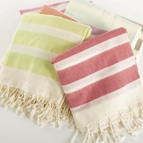 Personalized Hand-Loomed Striped Turkish Peshtemal, 100% Genuine Turkish Cotton with Free Shipping, Wedding, Anniversary, Birthday Gift