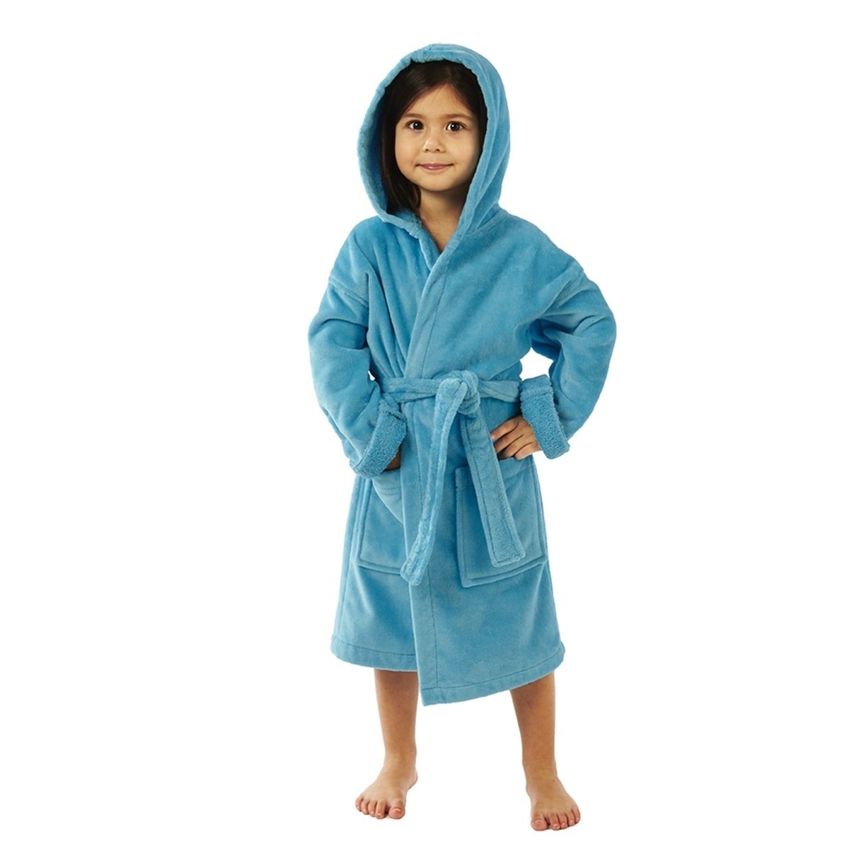 Superior Unisex Lavender Egyptian Cotton Terry Bath Robe