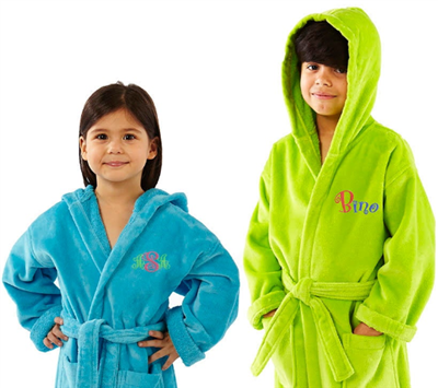 PARADOR® HOODED TERRY VELOUR 100% COTTON KIDS COVER UP