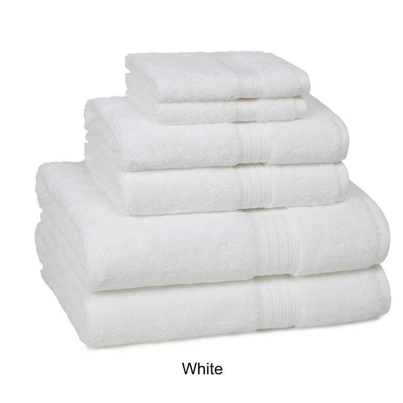 Small Bath Towels White Lightweight 100% Cotton Bathroom Towels for Kids/  Adults