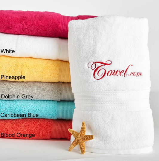 Personalized Egyptian Cotton Bath Towel, 100% Cotton | Monogrammed Gift Towel | Arosa Bath Towel for Kids, Teens and Adults Valentines
