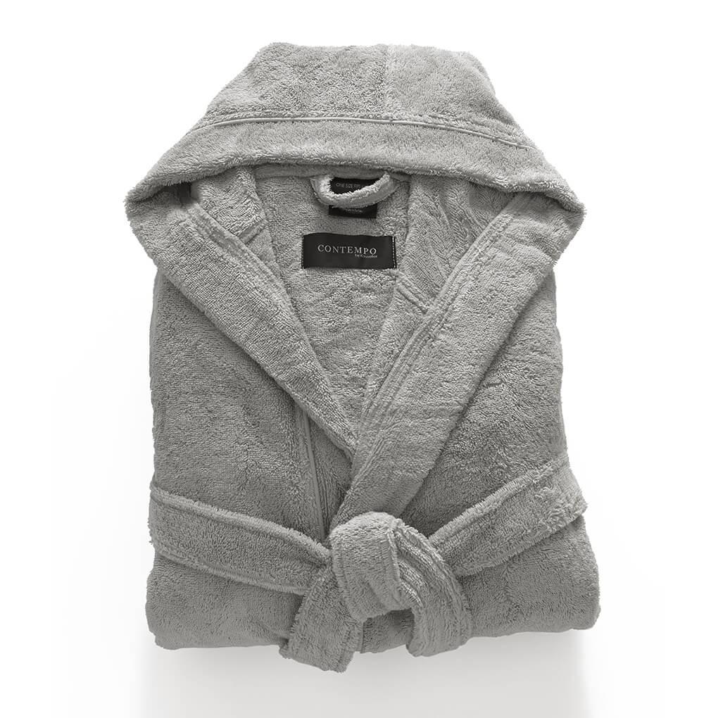 Babylon Supremely Plush-Soft Hooded Turkish Bathrobe, Personalize with Embroidery
