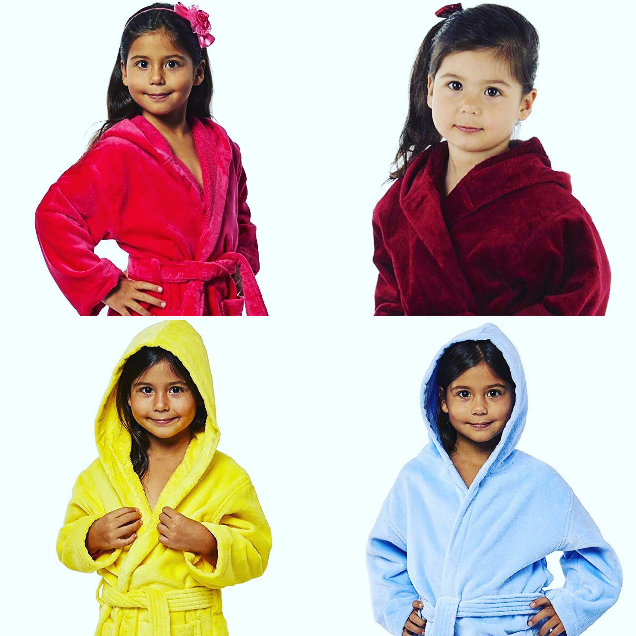 PARADOR® HOODED TERRY VELOUR 100% COTTON KIDS COVER UP