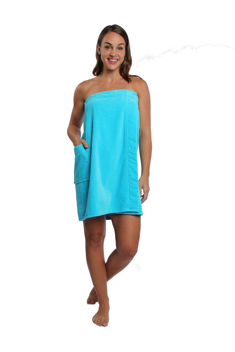 Towel Wrap Towels :: 100% Cotton White Terry Velour Cloth Spa Wrap